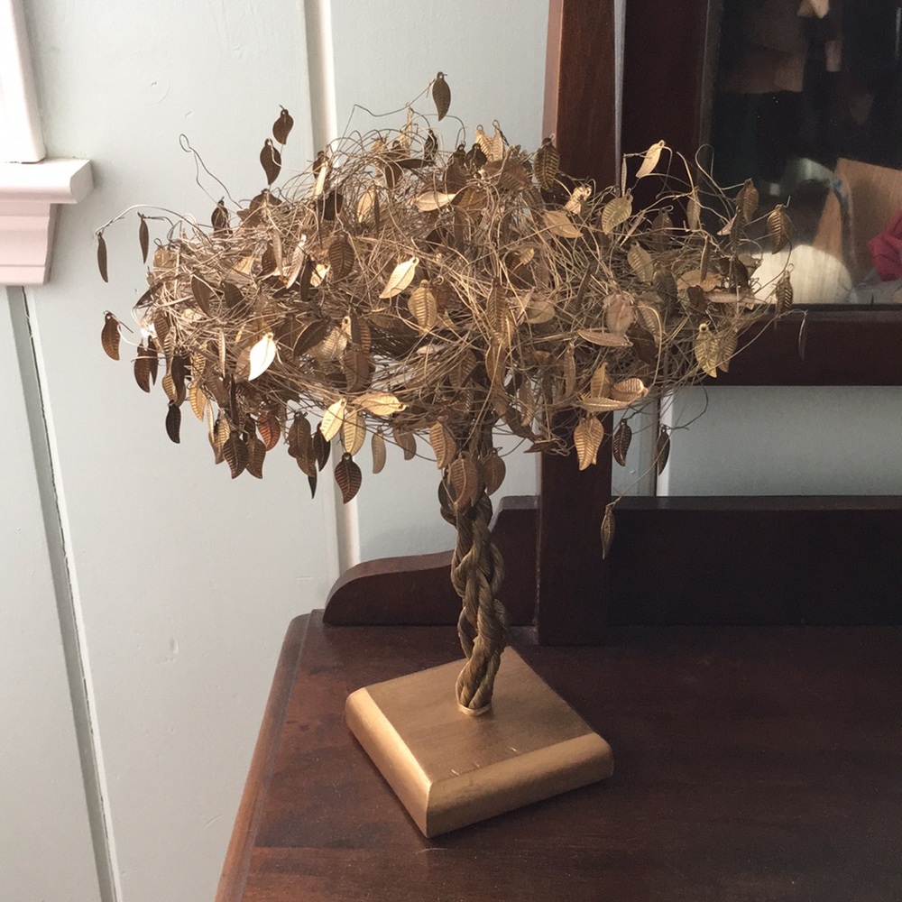 Gold Earring Tree
